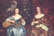 Sir Peter Lely Two ladies from the Lake family, oil painting reproduction
